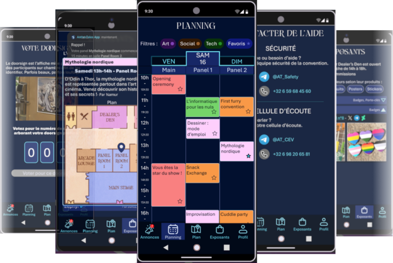 AnthroApp - application mobile