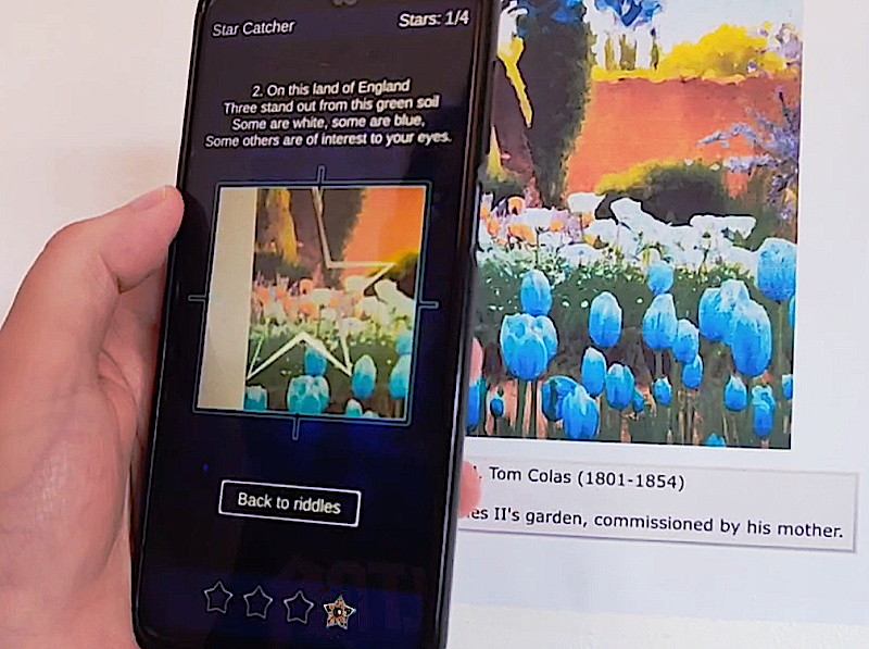 Star Catcher - interfaces mobiles